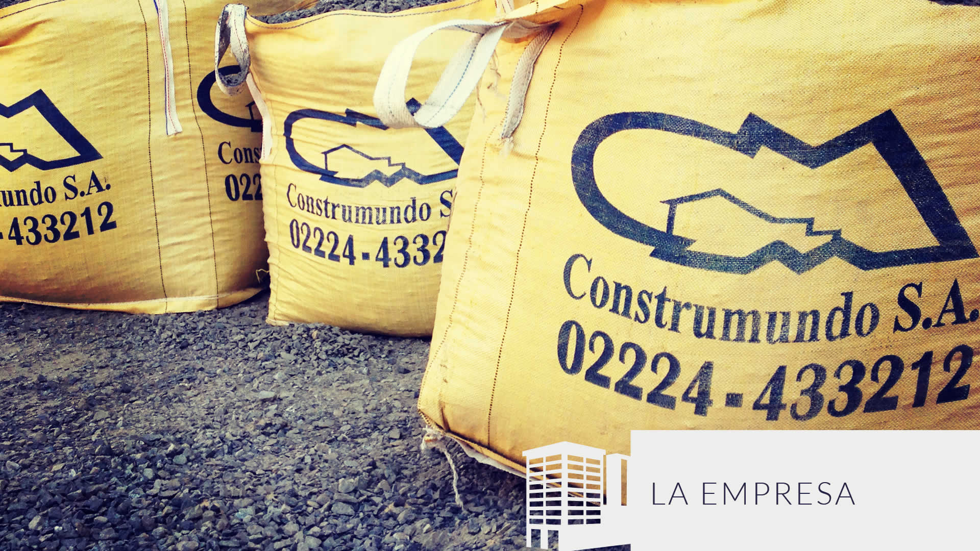 Bolsas de material grueso de Construmundo S.A.